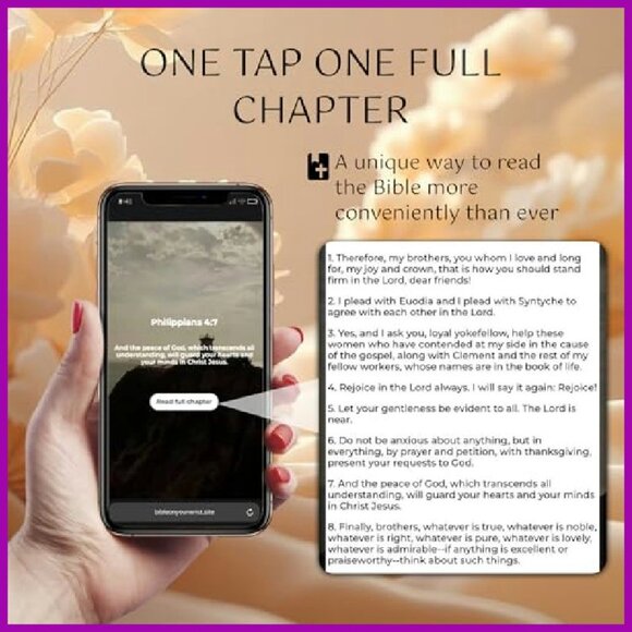 Adjustable Silicone Cross Bracelet with NFC Bible Access for Daily Scripture - Picture 4 of 8